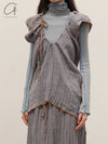 BASERANGE Turtleneck T-shirt sweater TTOMT series collection Organic cotton Portugal BAS-TTOMT-RB-SP25-BOW BLUE TTOMT-RI-000